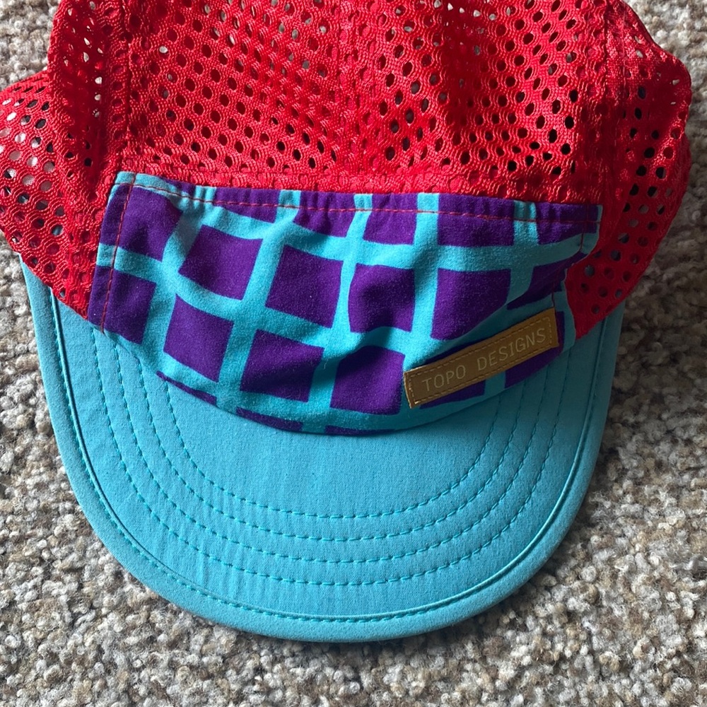 Super fun Topo Designs hat